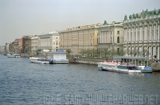 Neva River - Hermitage Museum - St. Petersburg - Russia