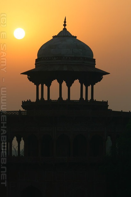 Sunrise over Taj Mahal - India