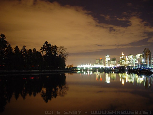 Coal Harbour - Vancouver by night, Stanley Park