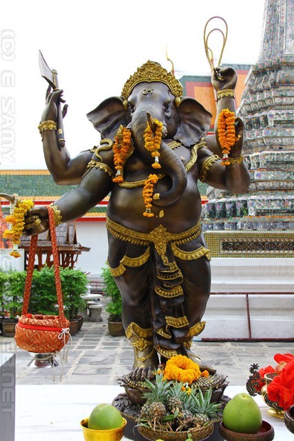 Lord Ganesha at Wat Arun