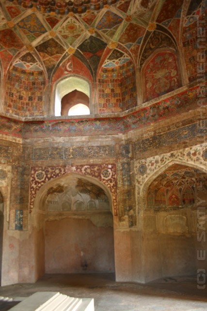 Inside Chini Ka Rauza - Agra - India