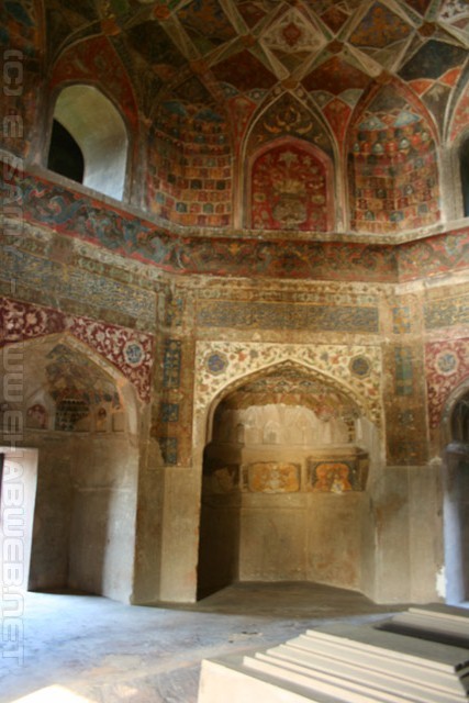Inside Chini Ka Rauza - Agra - India