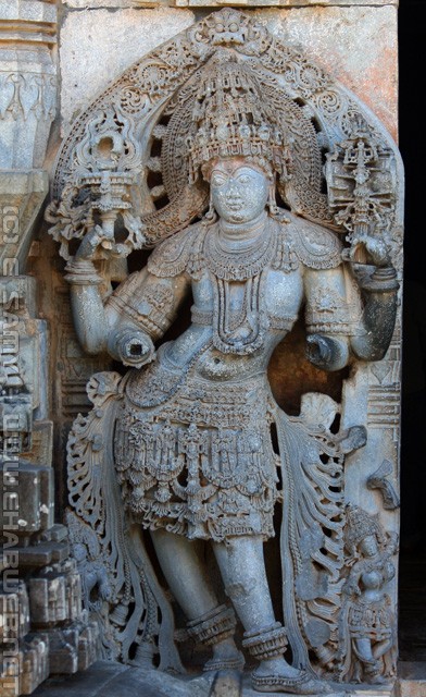 Surya - Hoysaleswara temple - Halebidu