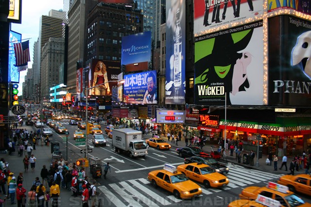 Times Square traffic - New York City
