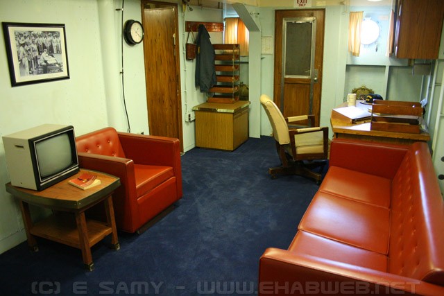 Captain's cabin - USS Missouri - Oahu