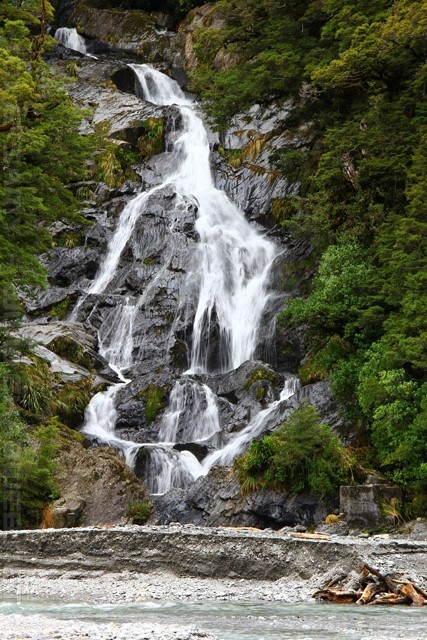 Fantail Falls - South Island - New Zealand