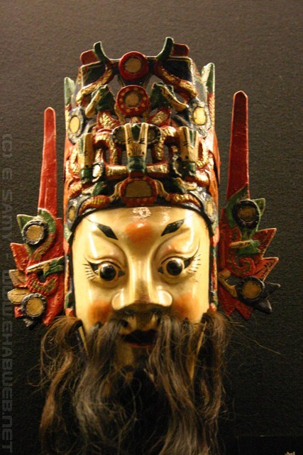 Coloured Lacquered Mask - Shanghai Museum - 上海博物馆
