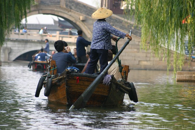Boat on the Canal - Zhouzhuang - 周庄