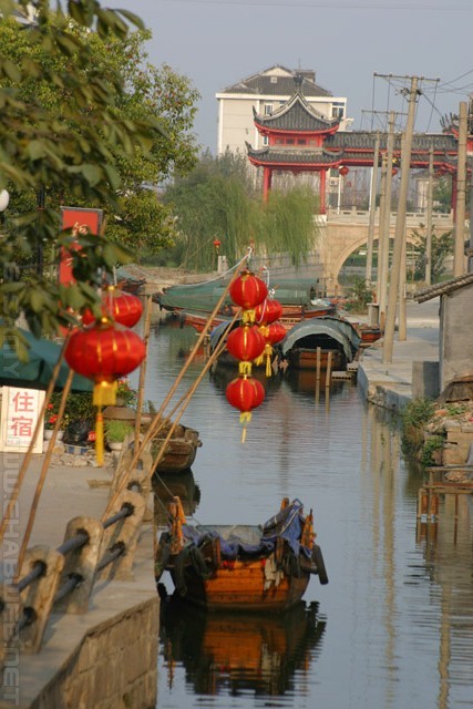 Boats in the Canal - Zhouzhuang - 周庄