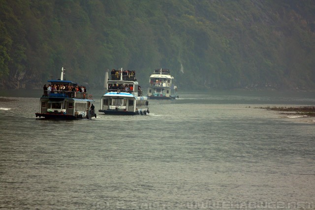 Boats on Li River - 漓江