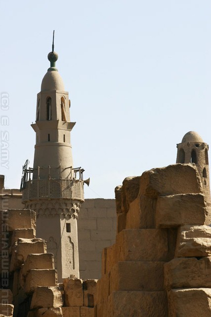 Minaret - Abu el-Haggag mosque - Luxor Temple - معبد الأقصر
