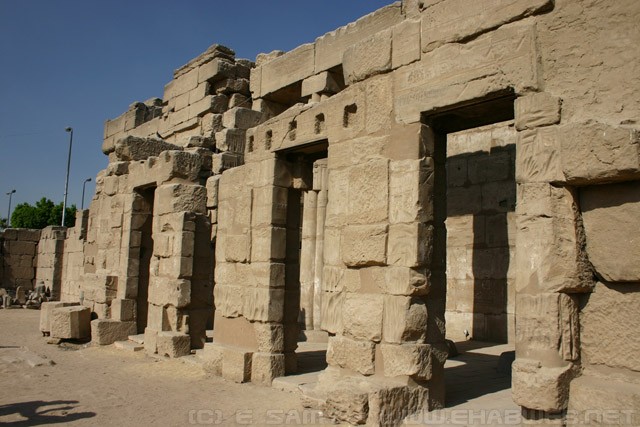 Back of Luxor Temple - معبد الأقصر