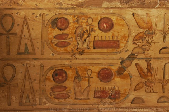 Ancient Egyptian hieroglyphics - Karnak Temple - معبد الكرنك