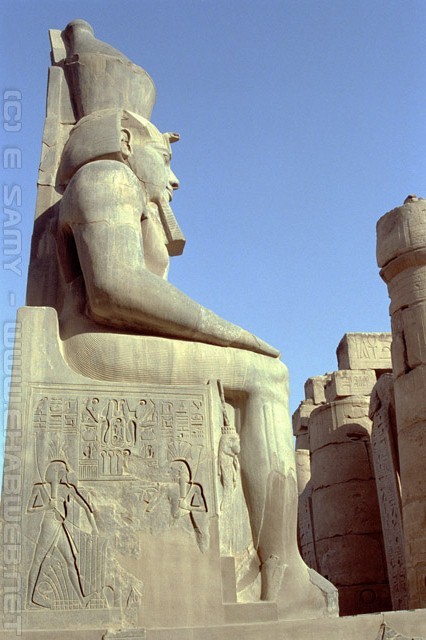 Colossus of Rameses II - Luxor Temple - معبد الأقصر