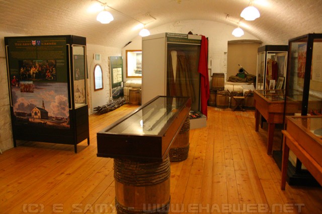 Inside Halifax citadel
