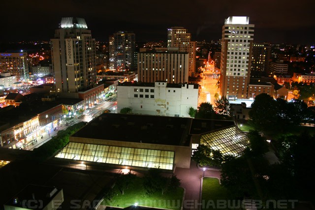 Downtown Ottawa at night