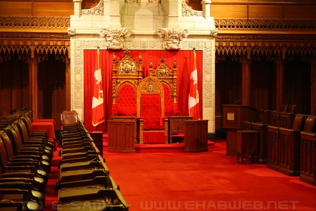 Chamber of the Senate - Parliament Hill - Ottawa