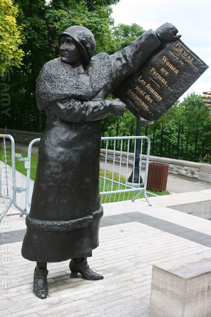 Nellie McClung Statue - Parliament hill - Ottawa
