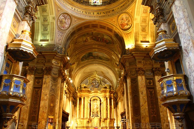 Buenos Aires Cathedral Main Alter and Fresco