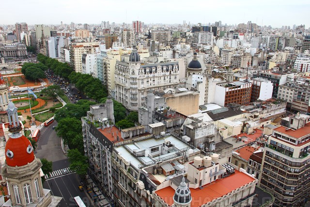 View of Buenos Aires from Palacio Barolo Palace