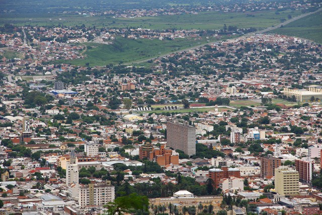 View of Salta from Cerro San Bernardo hill